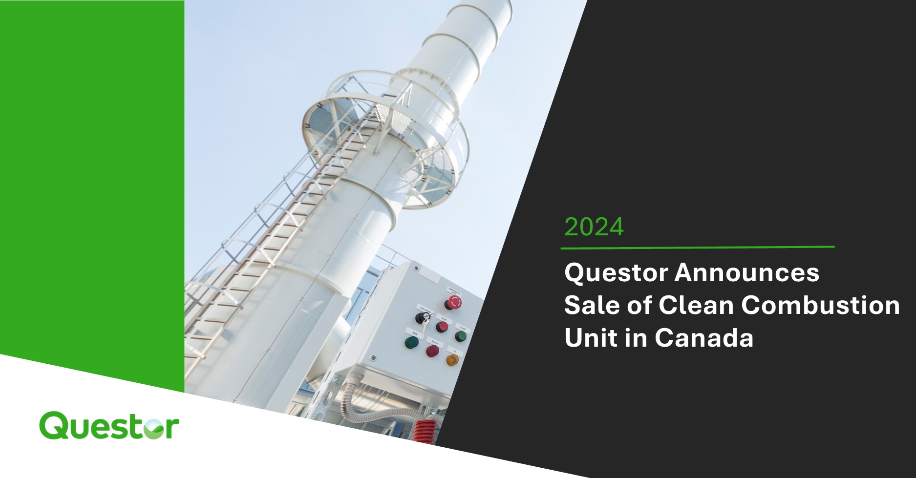 Questor Announces Sale of Clean Combustion Unit in Canada
